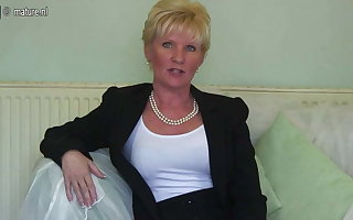 Classy mature lady feeling putrid
